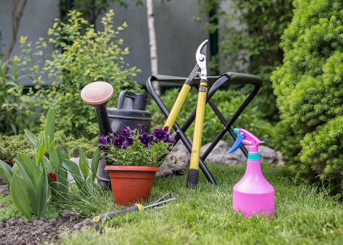 庭仕事の道具は保管場所を考慮