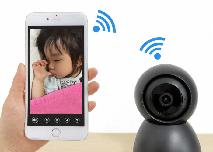 赤ちゃんがいるご家庭にとって、ネットワークカメラは必需品