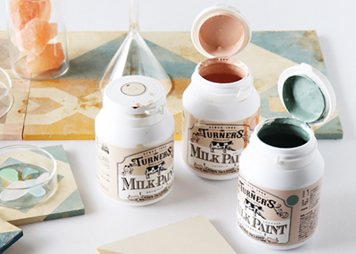 オススメ塗料・天然由来の水性塗料で扱いやすいミルクペイント