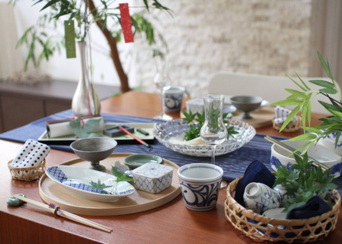 七夕の節句を素敵に彩るテーブルコーディネート・飾り付けを食空間コーディネーターが提案