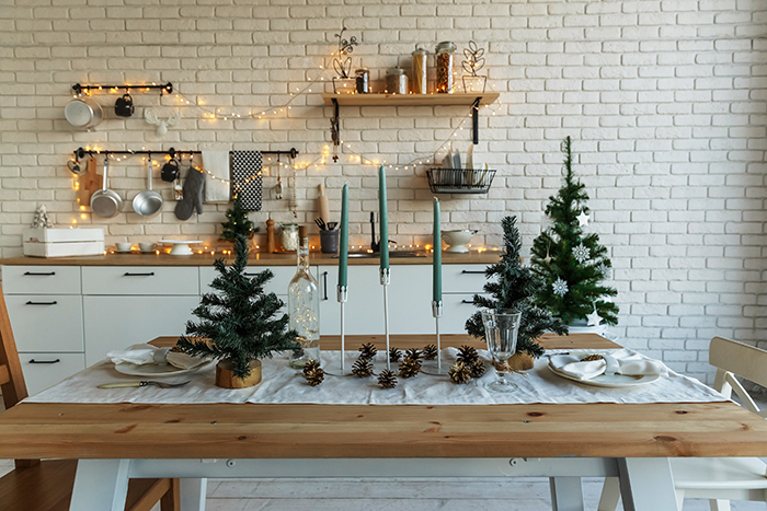 クリスマスの空間スタイリング＆テーブルコーディネート