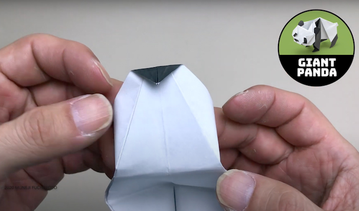 創作折り紙【パンダ】鼻の折り方ポイント